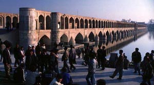 Vorderasien, Iran-Expeditionen - Brcke in Isfahan